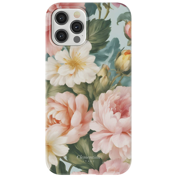 Peonies Snap Case