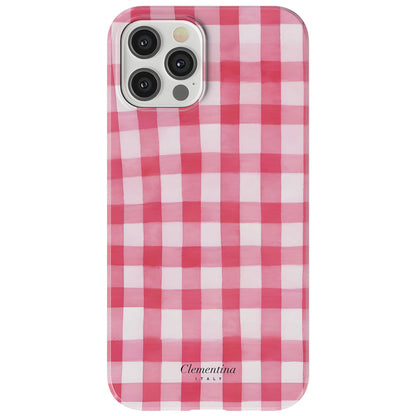 Pink Gingham Tough MagSafe Case