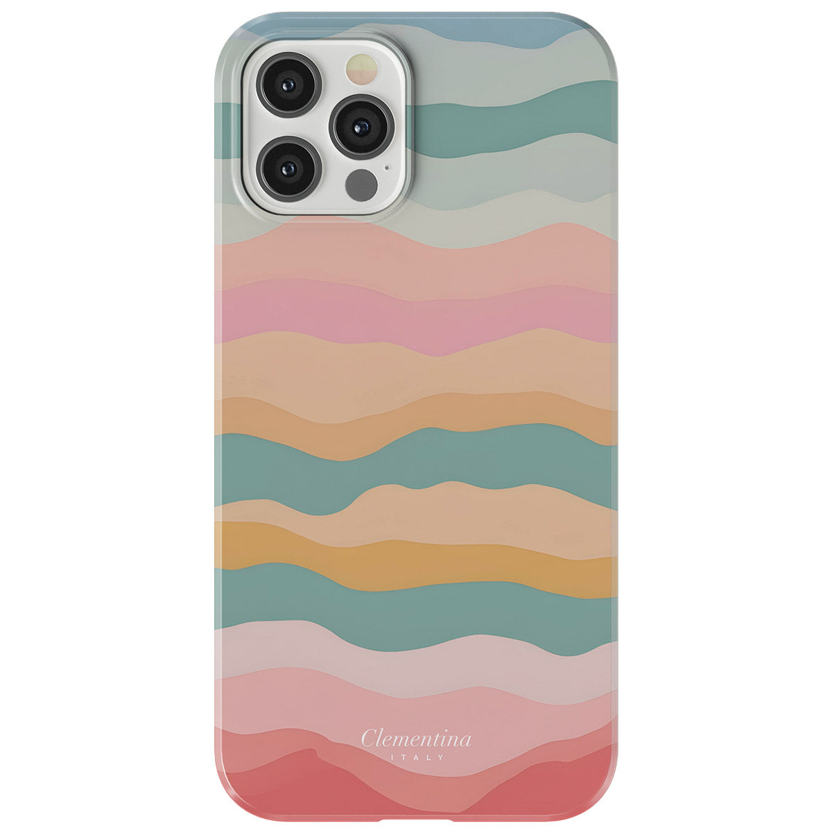 Rainbow Wave Snap Case