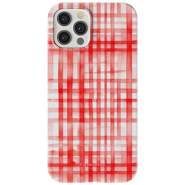 Red Gingham Tough MagSafe Case