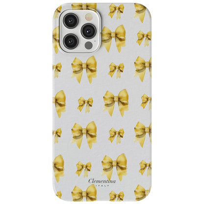 Yellow Bows Snap Case