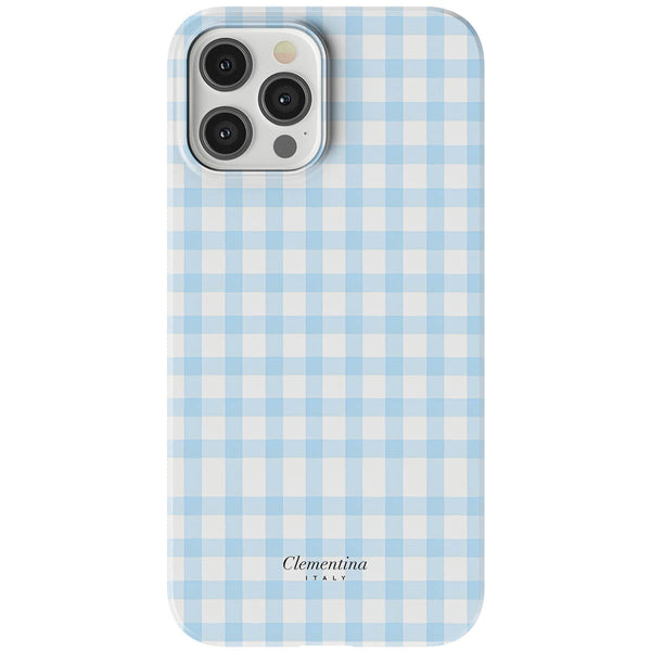 Baby Blue Gingham Tough Case