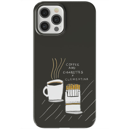 Coffee and Cigarettes Dark Tough MagSafe Case