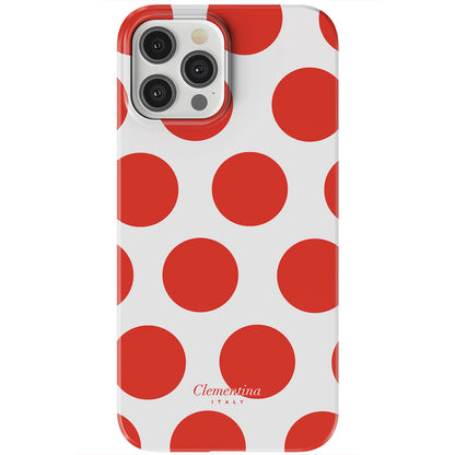 Red Polka Dots Tough MagSafe Case