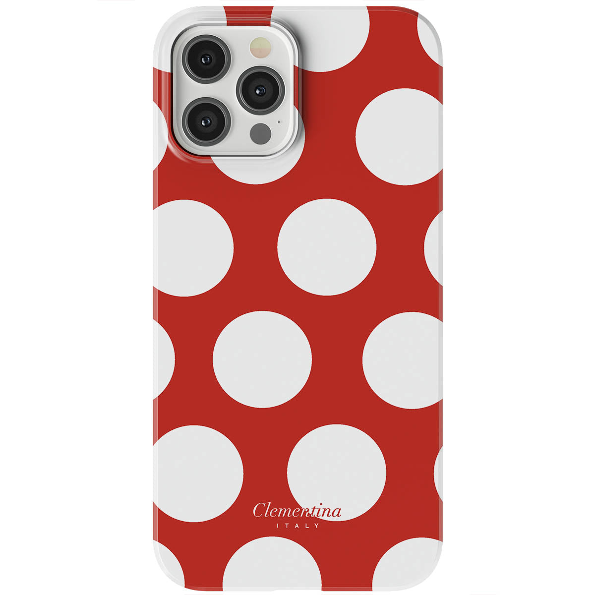 White Polka Dots Tough MagSafe Case