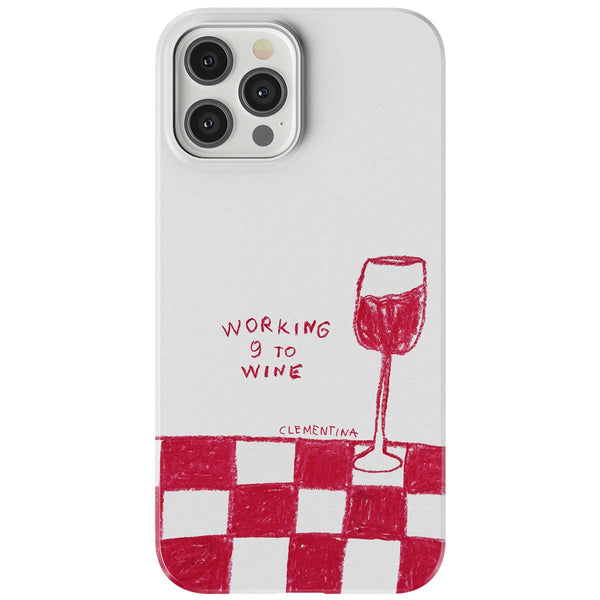 9 to Wine Snap Case