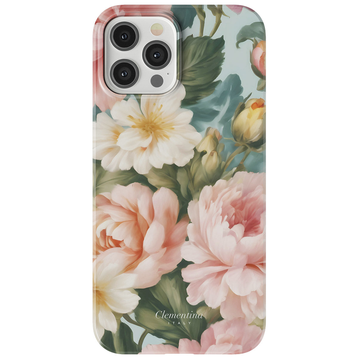 Peonies Snap Case