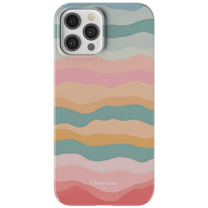 Rainbow Wave Snap Case