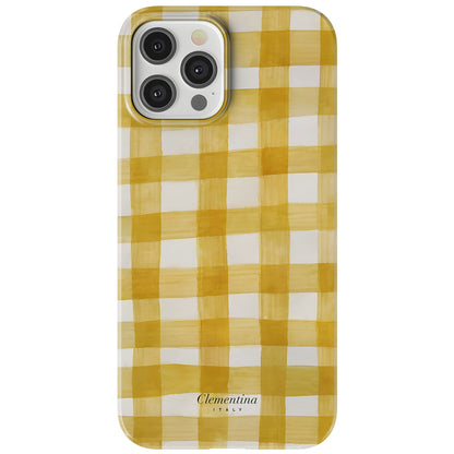 Yellow Gingham Tough Case