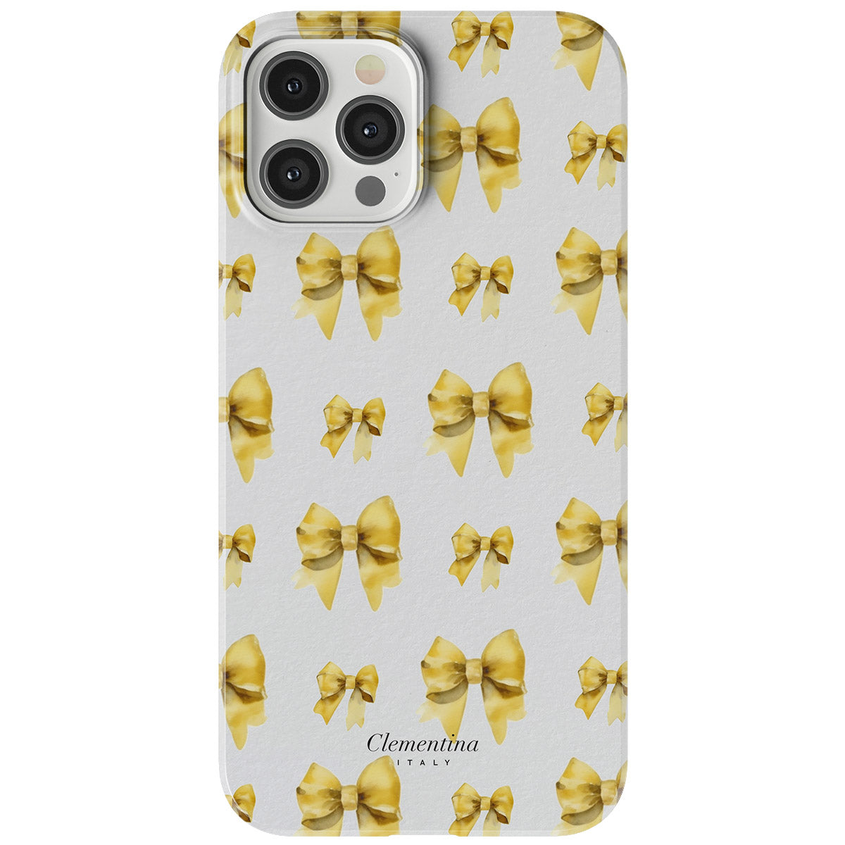 Yellow Bows Snap Case