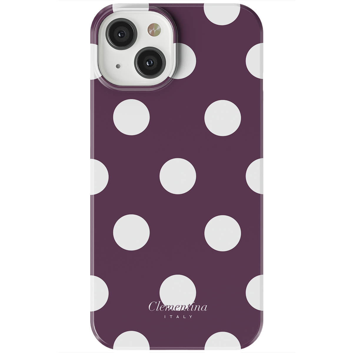 Burgundy Dots Tough Case