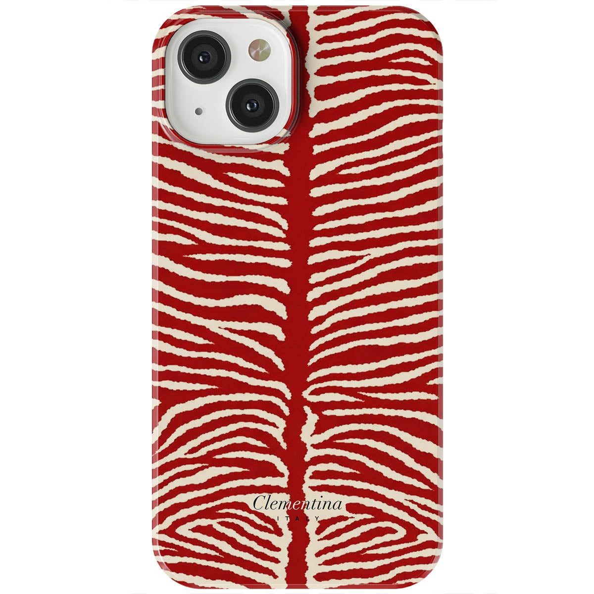 Burgundy Zebra Tough MagSafe Case