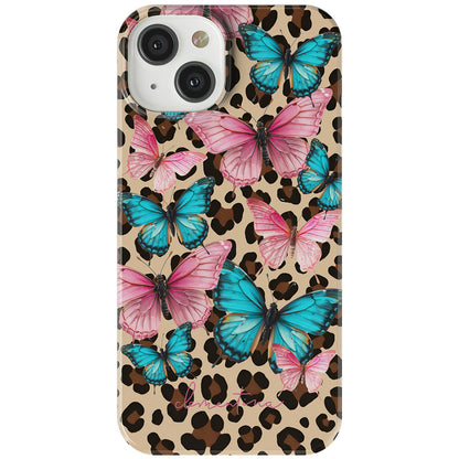 Leopard & Butterflies Snap Case