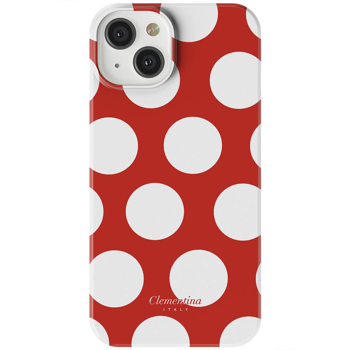 White Polka Dots Tough Case
