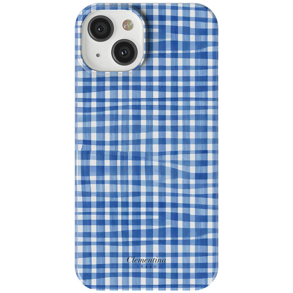 Blue Gingham Tough MagSafe Case