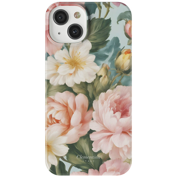 Peonies Snap Case