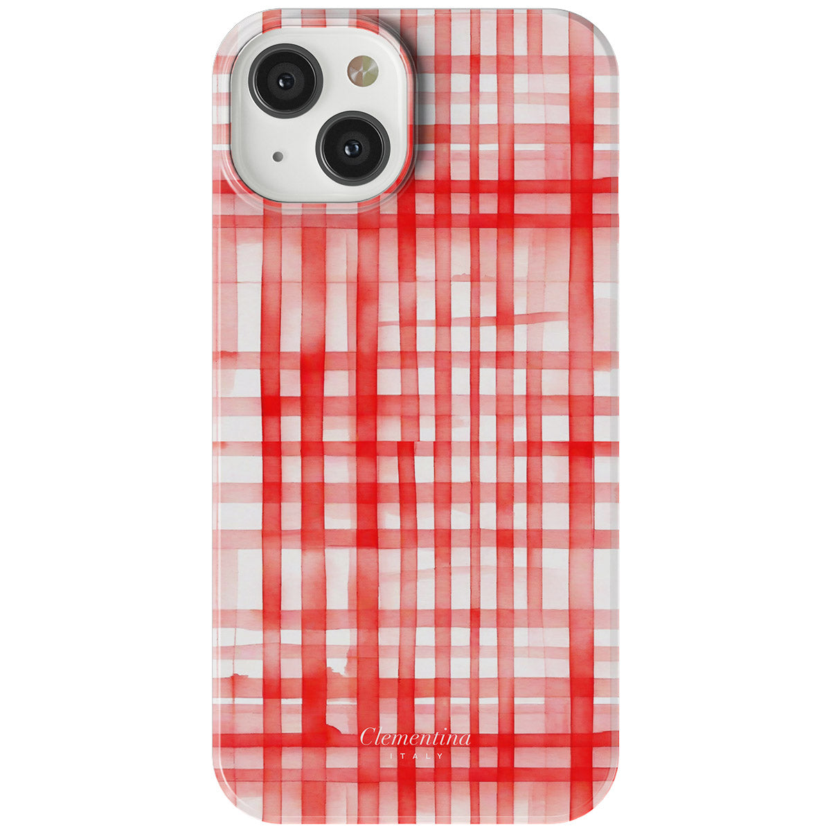 Red Gingham Snap Case