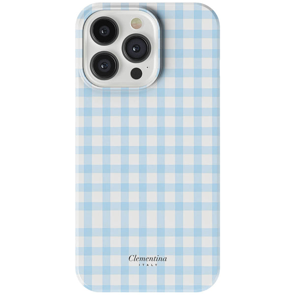 Baby Blue Gingham Tough Case