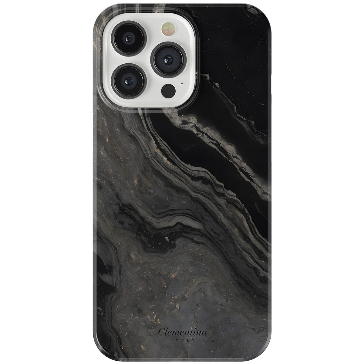 Black Marble Tough MagSafe Case