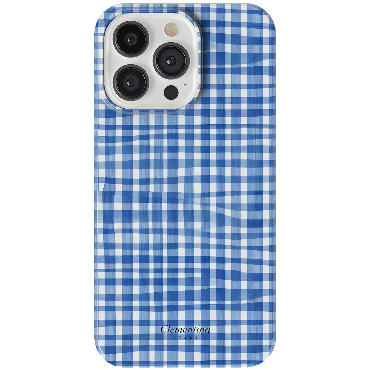 Blue Gingham Tough MagSafe Case