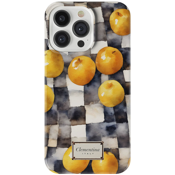 Gingham & Citrus Snap Case