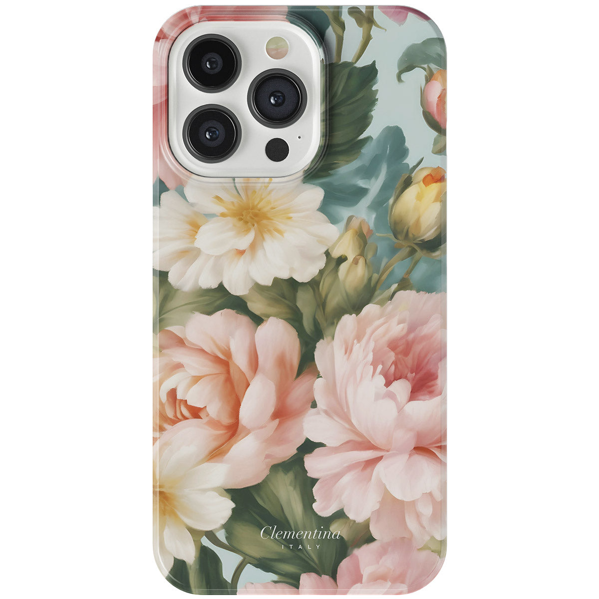 Peonies Snap Case