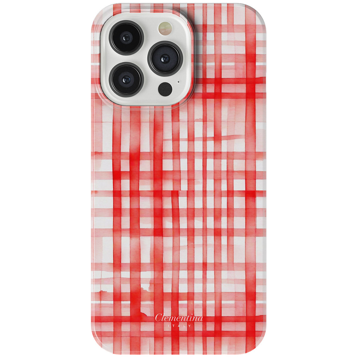 Red Gingham Snap Case