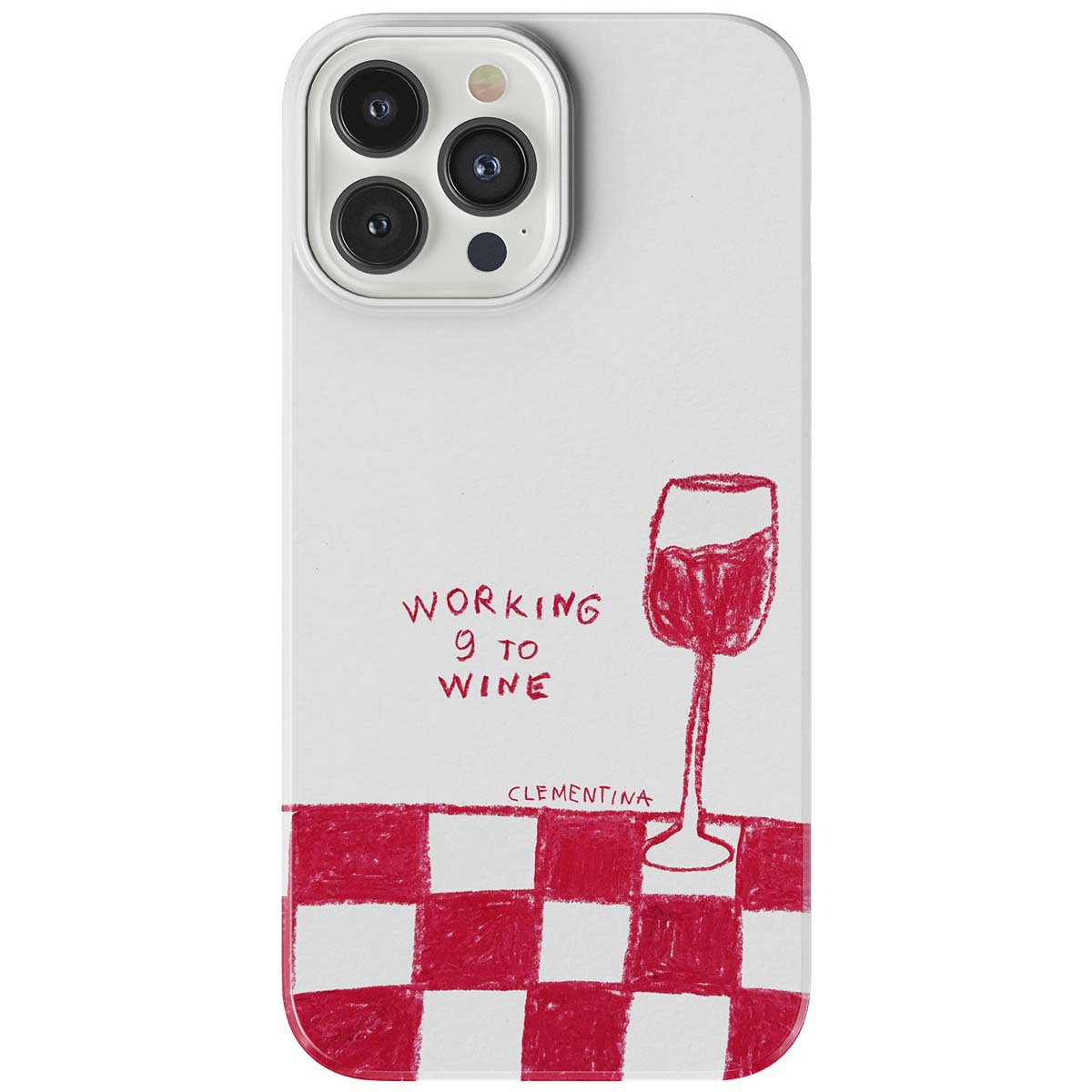 9 to Wine Snap Case