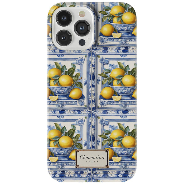 Lemon Majolica Snap Case