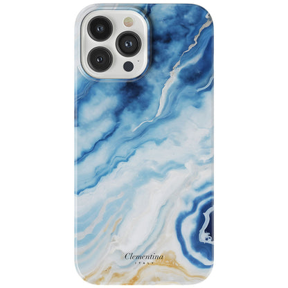 Marble Azzurro Snap Case