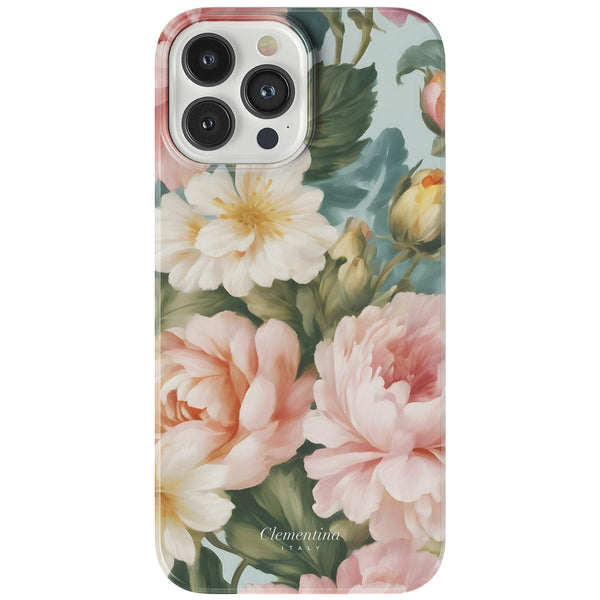 Peonies Snap Case