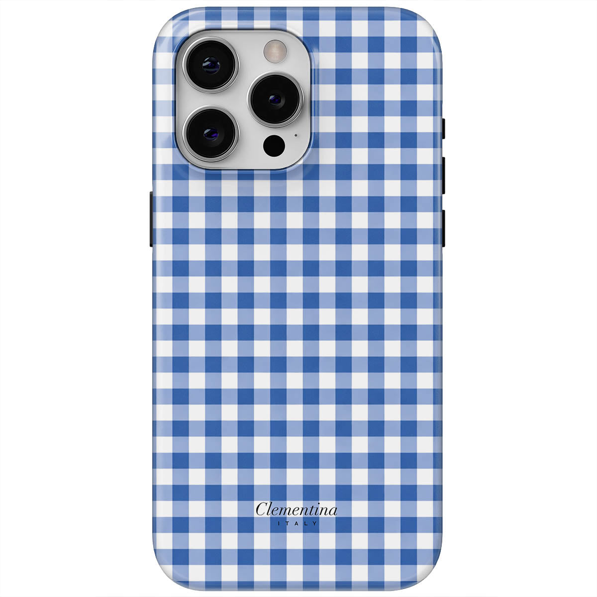 Blue Gingham Tough MagSafe Case
