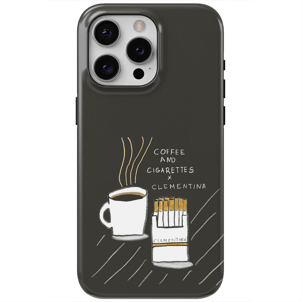 Coffee and Cigarettes Dark Tough MagSafe Case