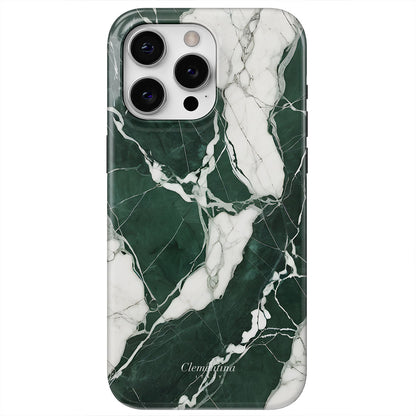 Green Marble Snap Case