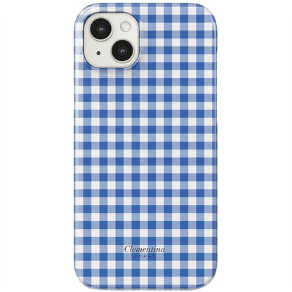 Blue Gingham Tough MagSafe Case