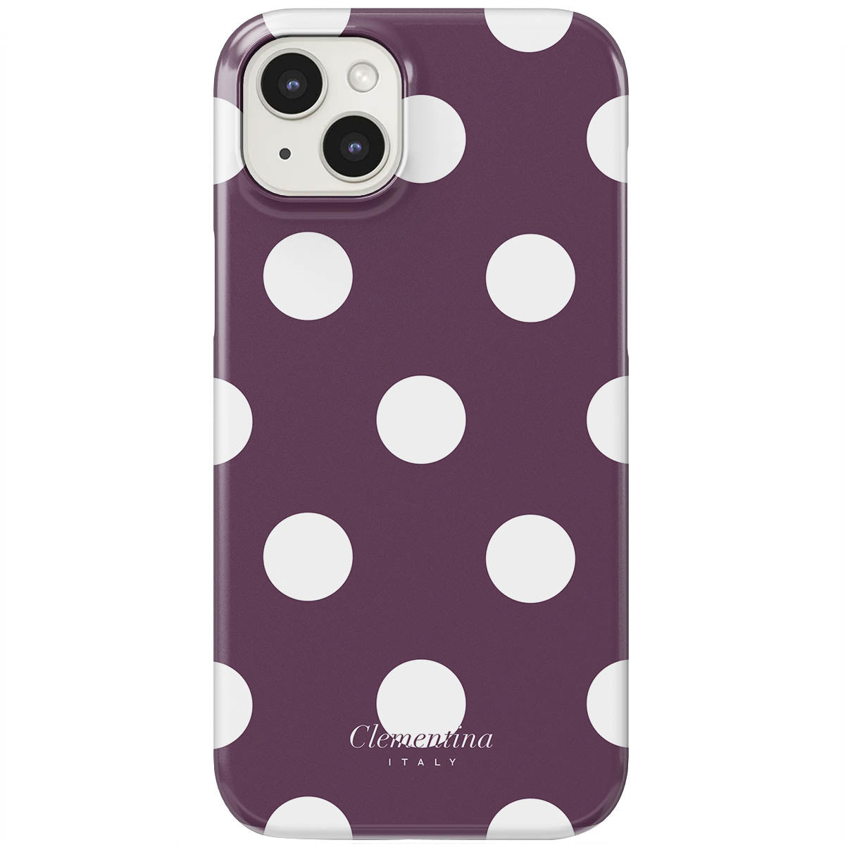 Burgundy Dots Tough Case