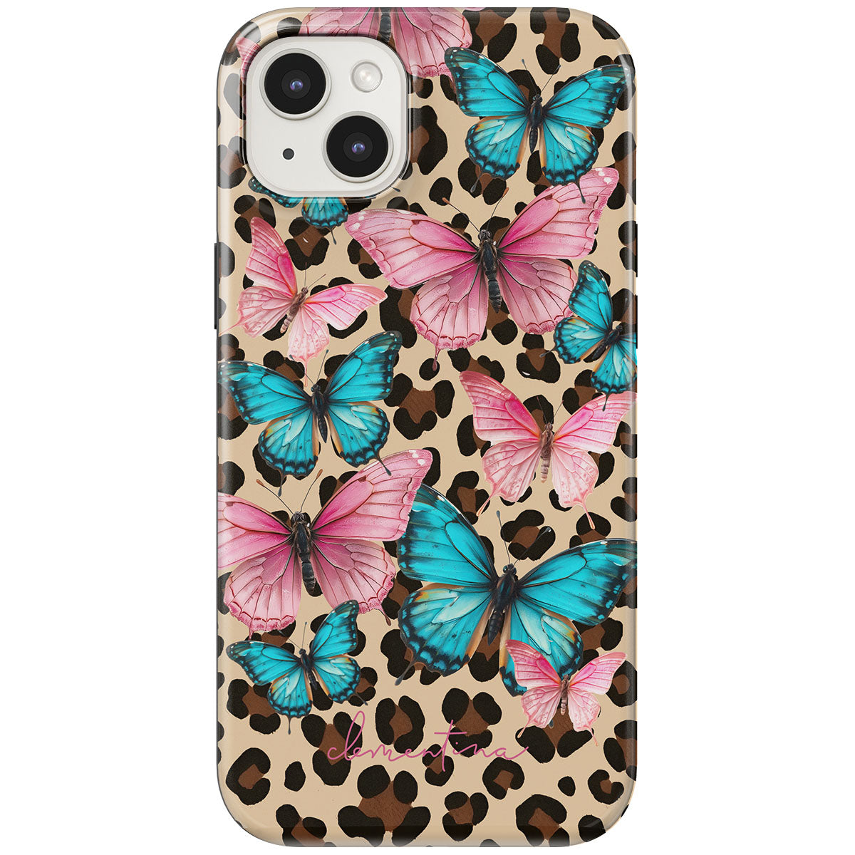 Leopard & Butterflies Tough MagSafe Case