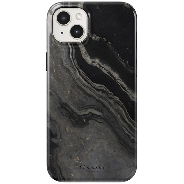 Black Marble Tough Case