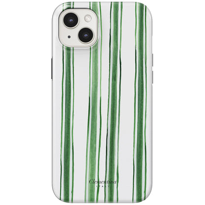 Green Stripes Snap Case