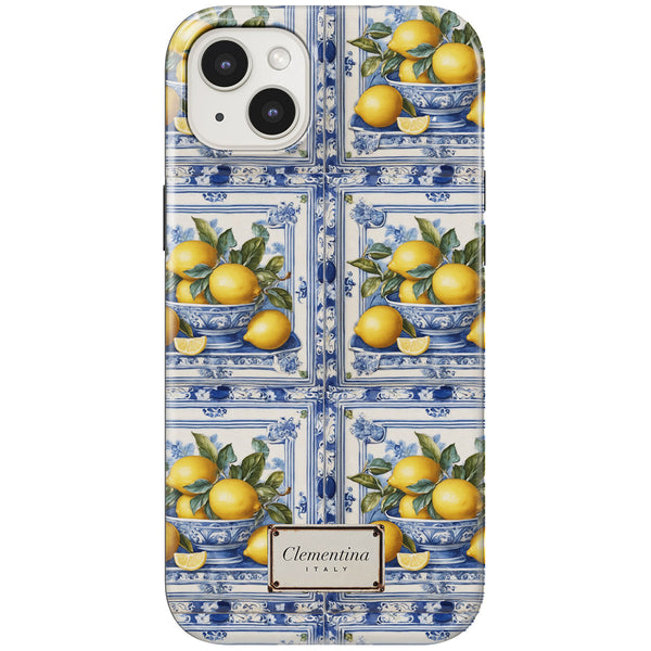 Lemon Majolica Snap Case