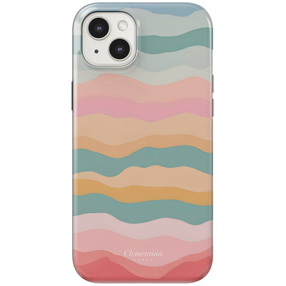 Rainbow Wave Snap Case