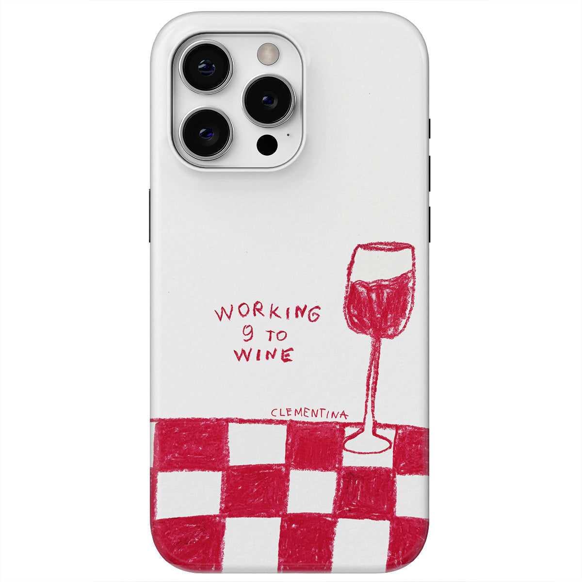 9 to Wine Snap Case