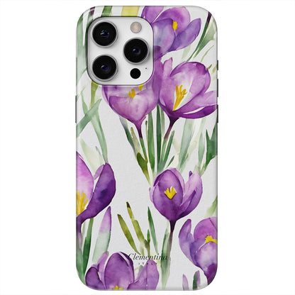 Crocus Snap Case