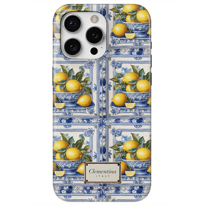 Lemon Majolica Snap Case