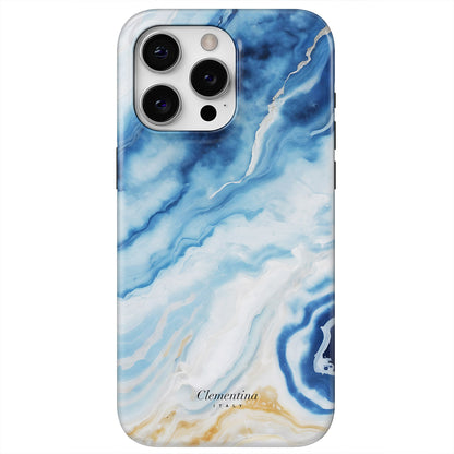 Marble Azzurro Snap Case