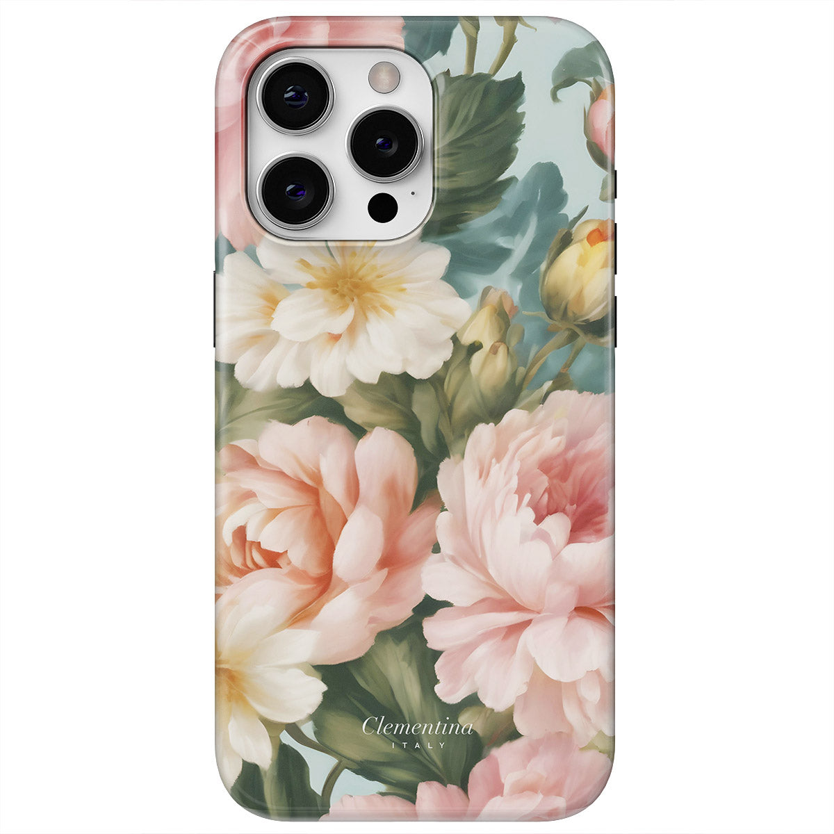 Peonies Snap Case