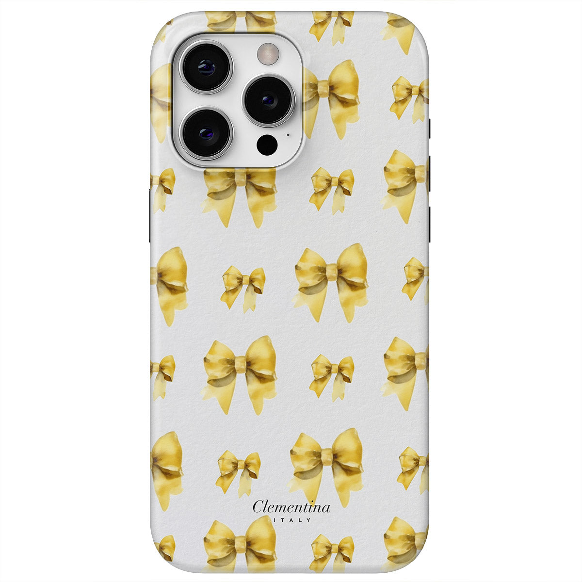 Yellow Bows Snap Case