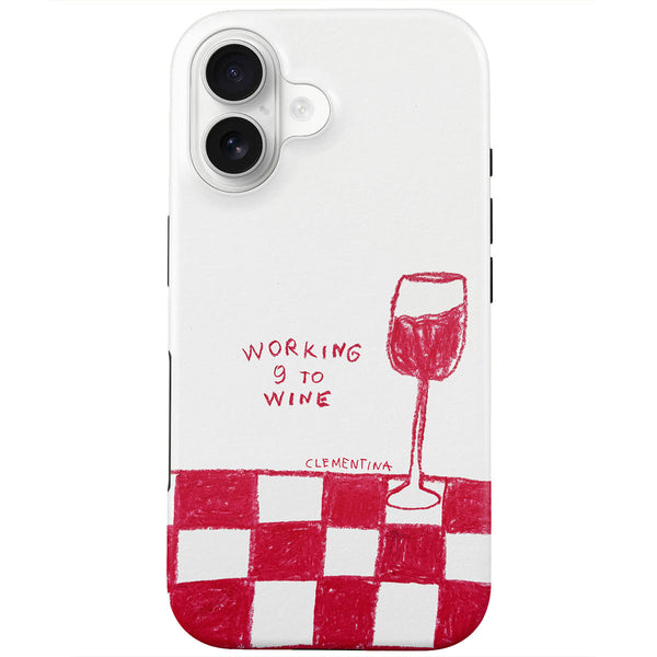 9 to Wine Snap Case