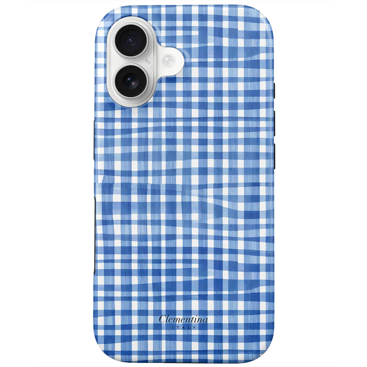 Blue Gingham Snap Case