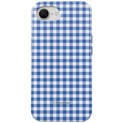 Blue Gingham Tough MagSafe Case